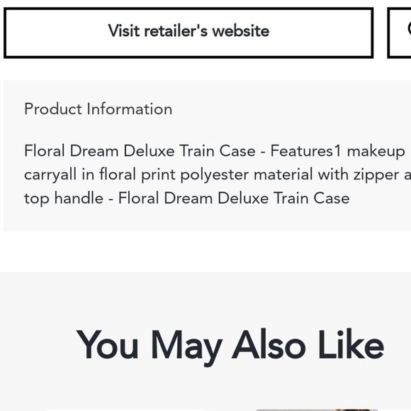Tartan + Twine Floral Dream Deluxe Traincase - Picture 4 of 9